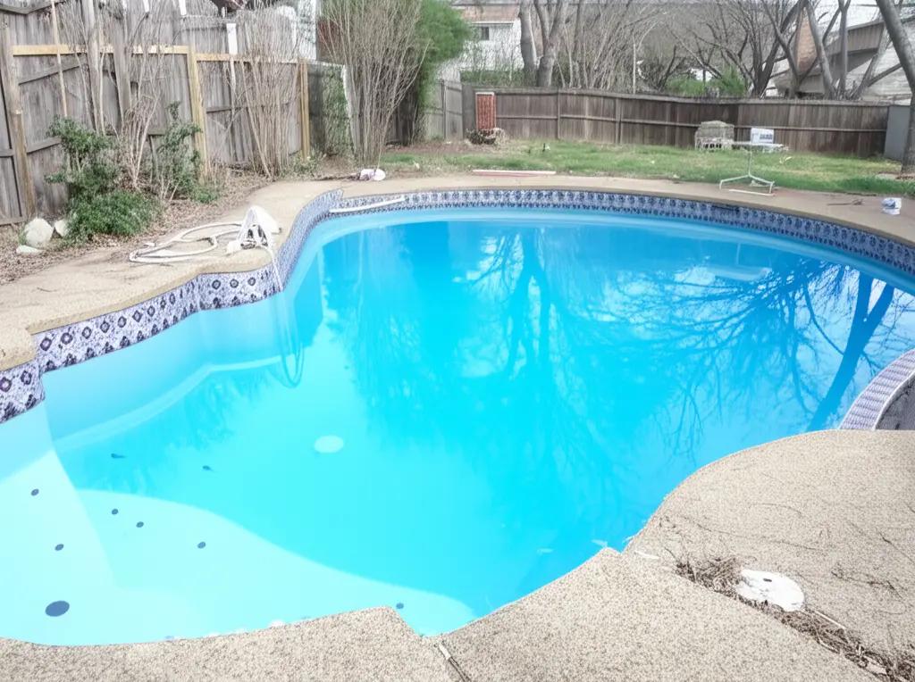 Staged Swimming Pool