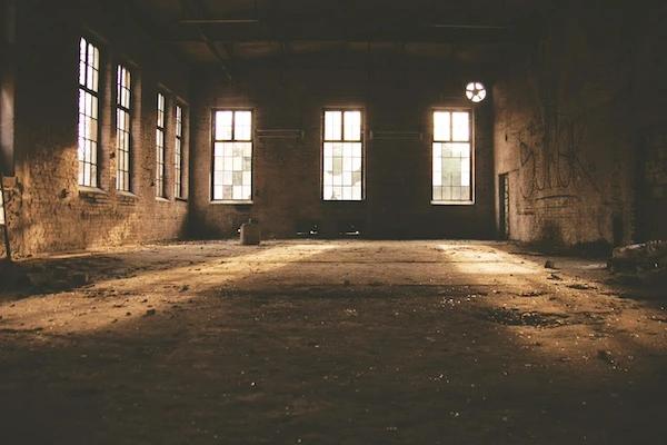 Old industrial dining room