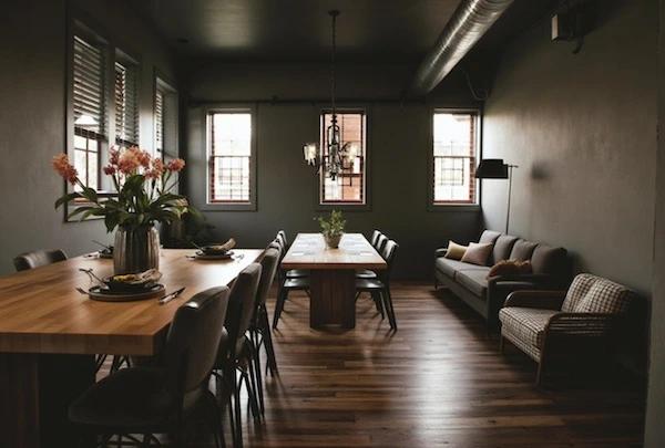 Comedor industrial renovado con IA