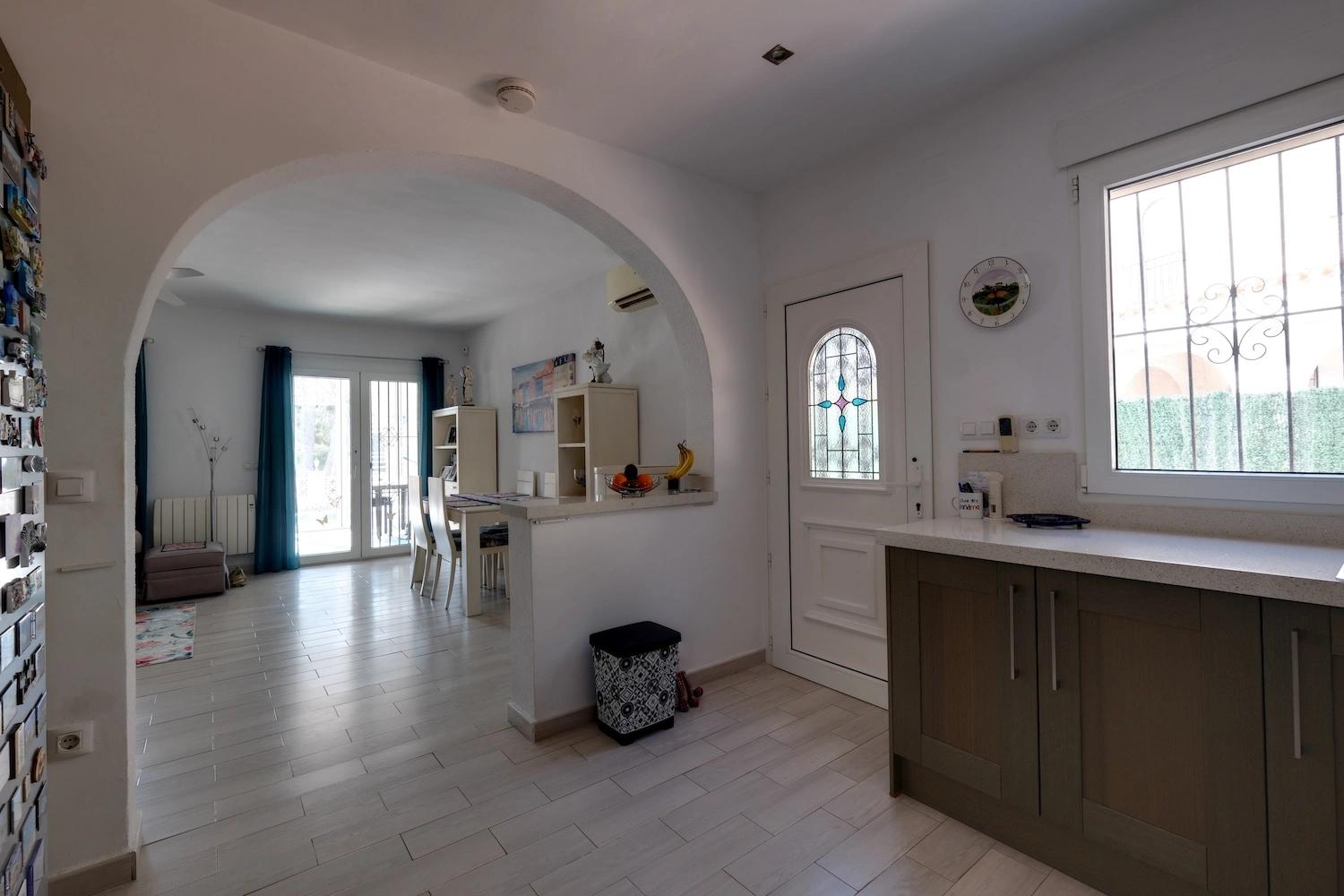 Perspective Correction - Original real estate photo with visible perspective distortion