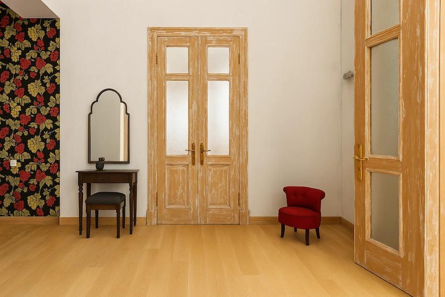 AI Replaced Room Flooring