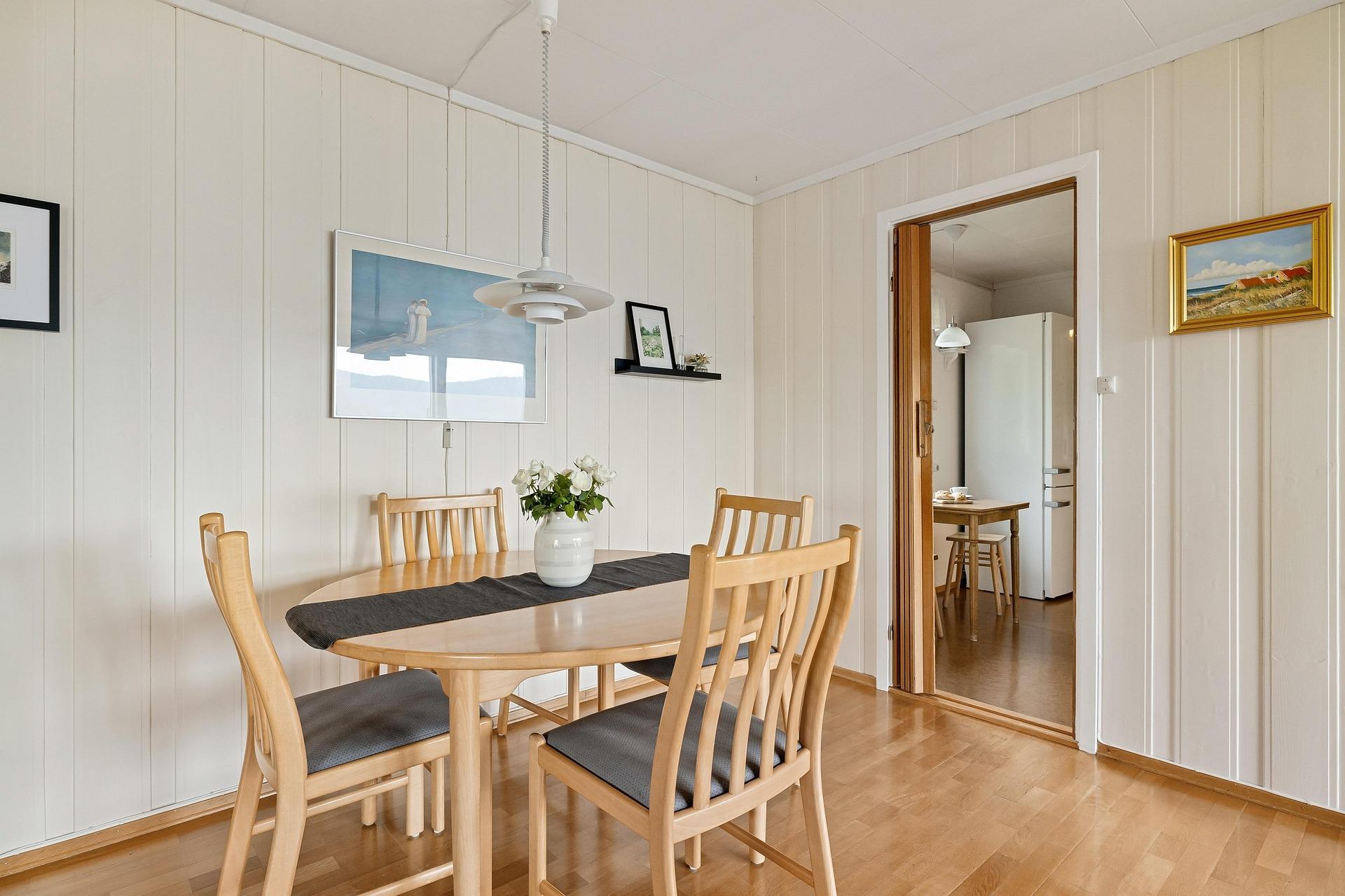 A beautifully lit interior with natural, soft shadow falls and no artificial glows