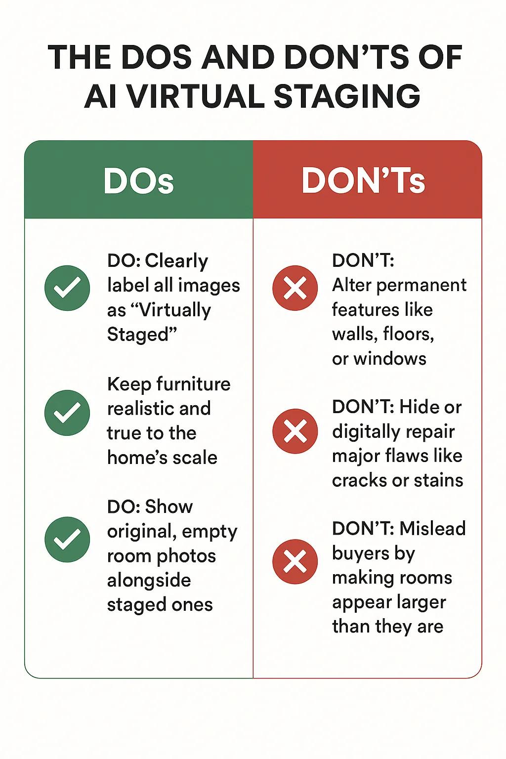 The Dos and Do Nots of AI Virtual Staging The Dos and Do Nots of AI Virtual Staging