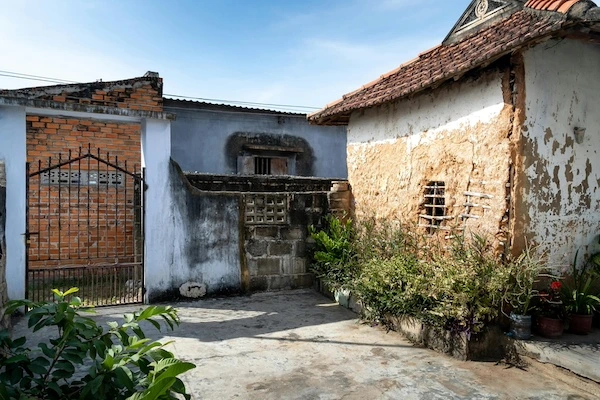 Original home exterior patio